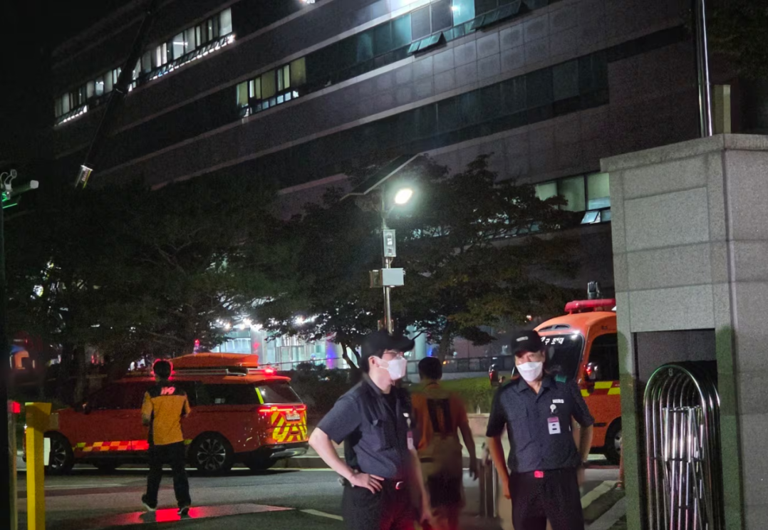 South Korea data center fire ศูนย์ข้อมูลเกาหลีใต้ศูนย์ดับเพลิง 1.JPG