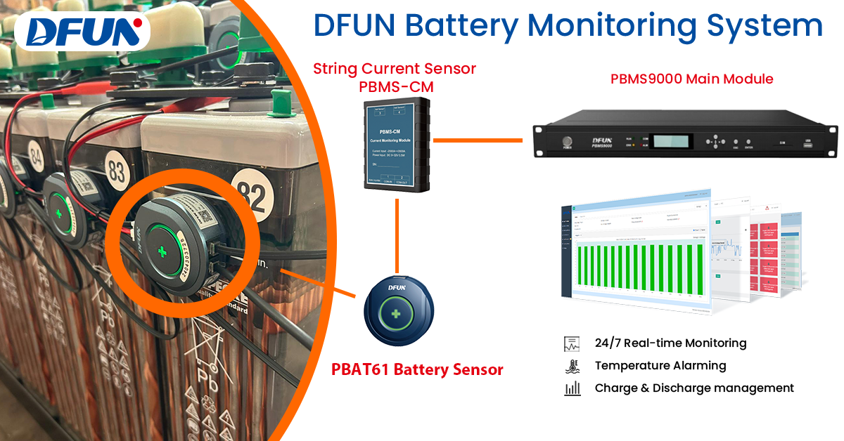 Dfun battery monitoring system PBAT61+PBMS9000 ระบบตรวจสอบแบตเตอรี่ DFUN PBAT61+PBMS9000