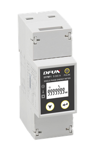 DFPM91 เครื่องวัดพลังงาน Modbus Din Rail เฟสเดียว 63A 230V