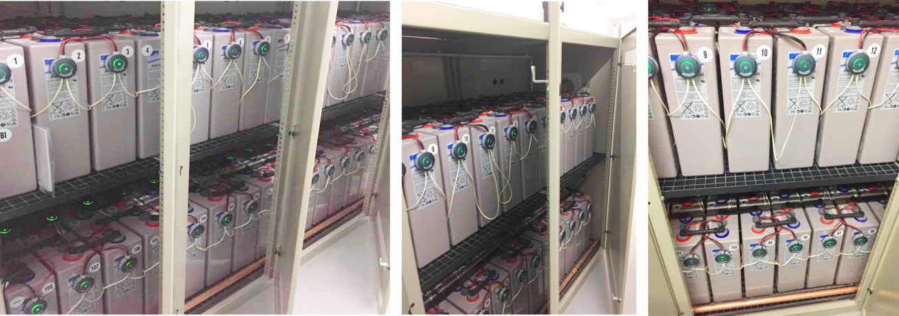 DFUN BMS ที่ติดตั้งบนแบตเตอรี่ Exide SONNENSCHEIN ที่โรงพยาบาลในเยอรมัน